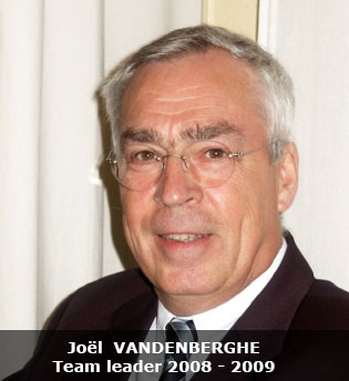 Joël Vandenberghe - Team leader 2008/2009