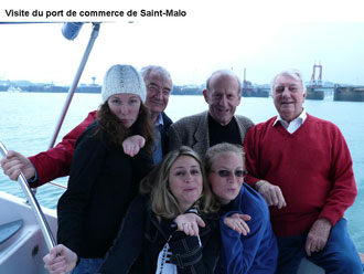 Visite du port de commerce de Saint-Malo